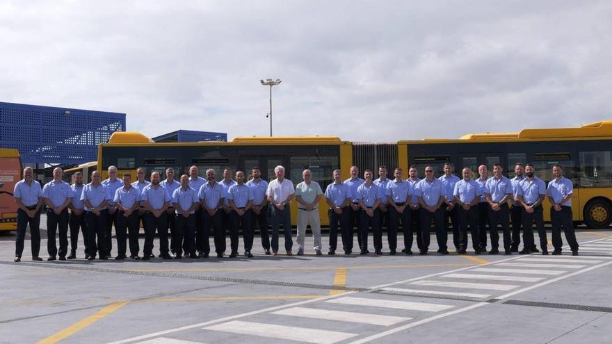 Guaguas Municipales refuerza su plantilla con 29 nuevos conductores para afrontar el inicio del curso académico