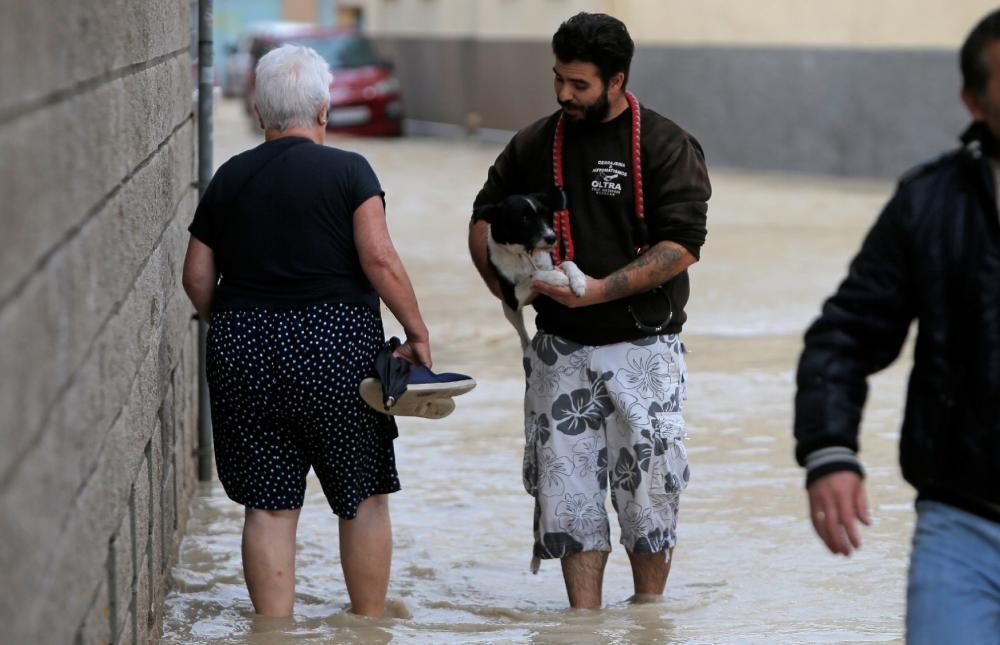 Pluges torrencials al sud-est d'Espanya