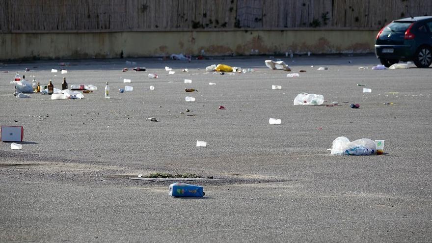 La ‘resaca’ de Halloween en el antiguo Aquapark de Calvià, en imágenes