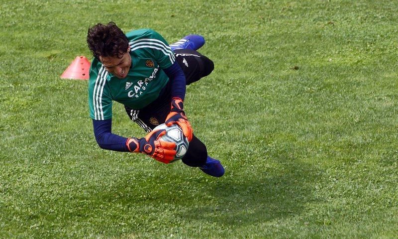 Concentración del Real Zaragoza en Boltaña