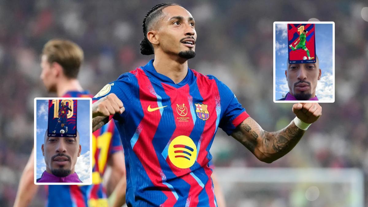 Raphinha desvela quién es su compañero más culé