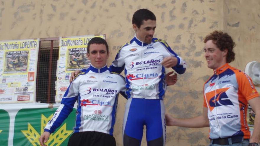 Pablo Gonzalo y Miguel Pérez , del equipo Transportes Chema-Bolaños Auto, fueron los mejores en La Veguilla.