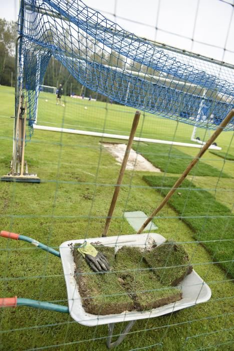 Entrenamiento del Real Oviedo