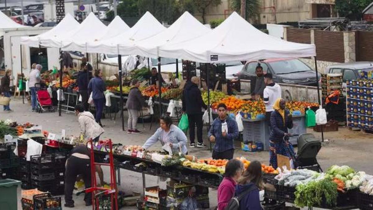 El mercat de Platja d'Aro actualment.