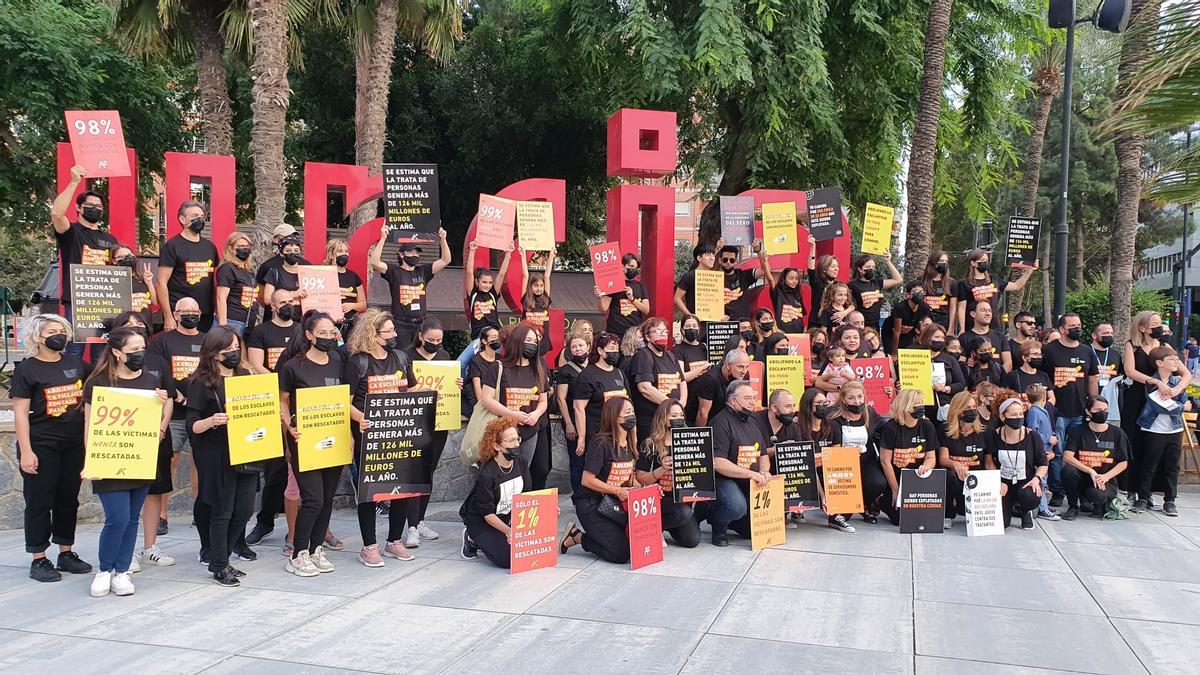 Marcha por la libertad de las mujeres explotadas