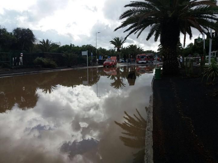 Costa Teguise, inundada