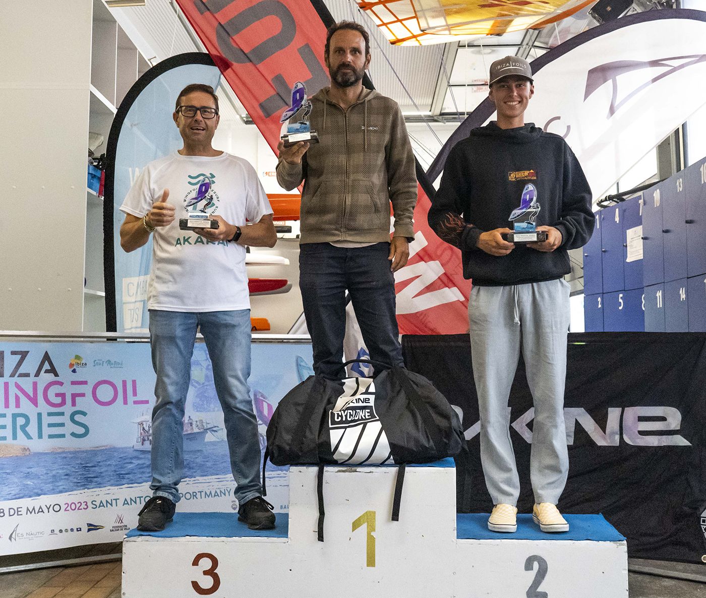 Colomar y Mas vencen en el Wing Foil Series Spain de Ibiza 2023