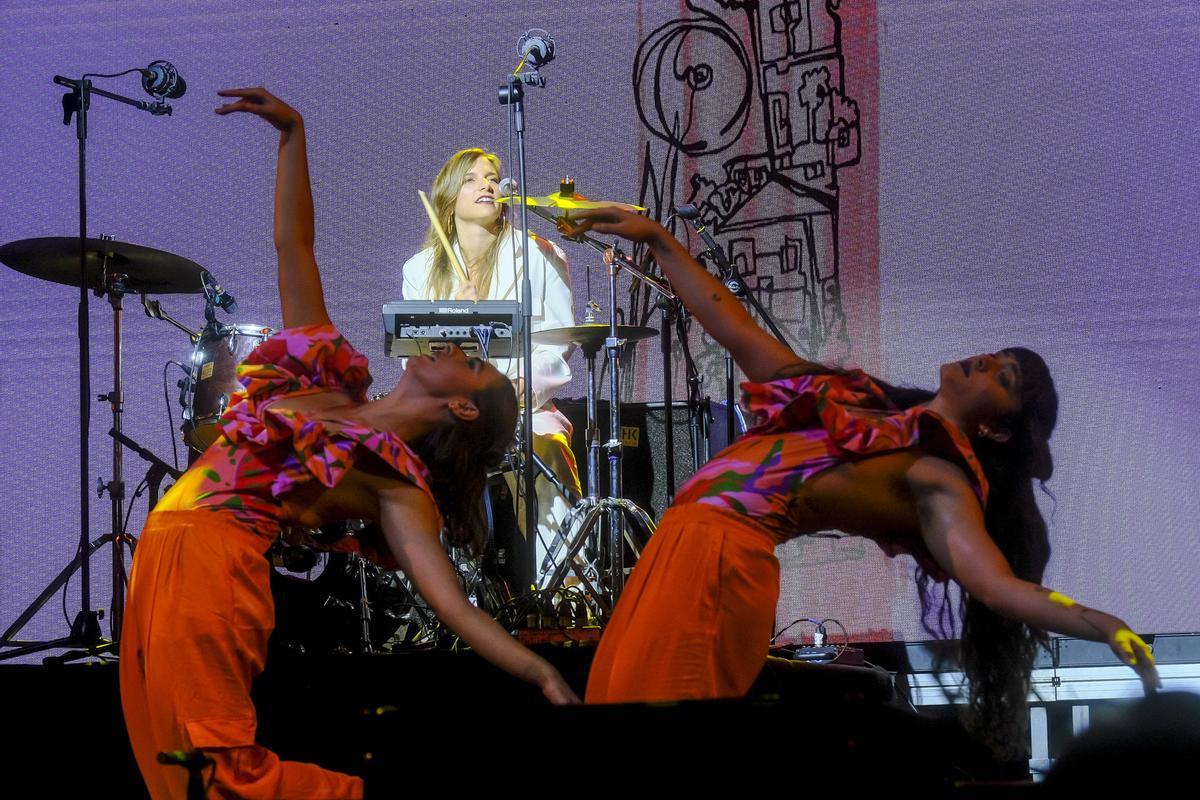 La batería Xerach en la puesta de largo de la pasada edición del WOMAD 2023.