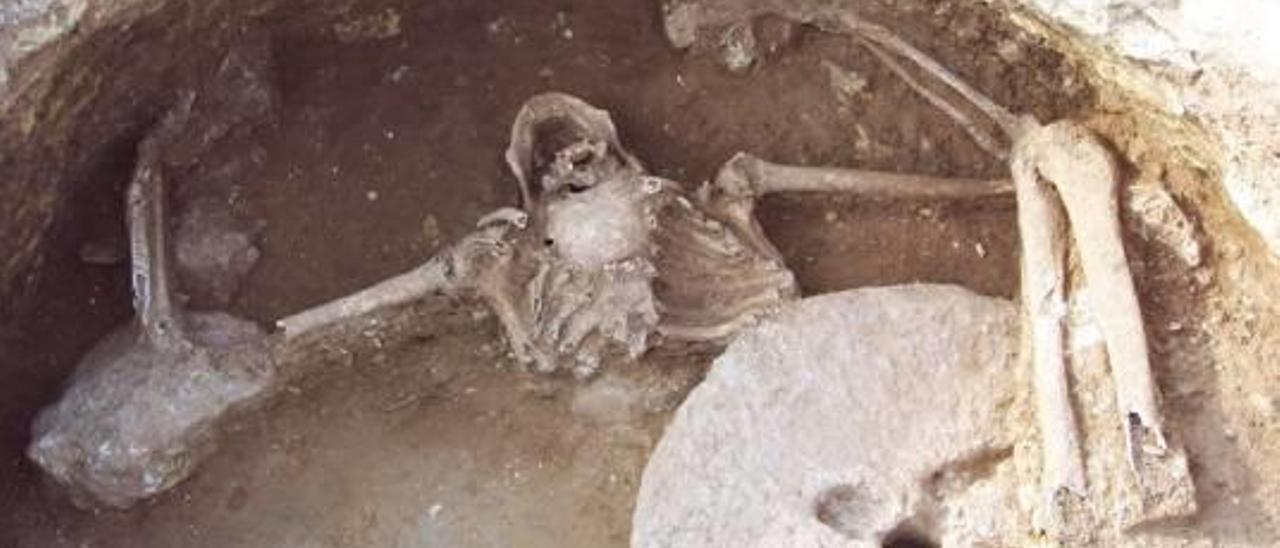 La singular tumba romana de Ondara: una muela de molino como losa funeraria