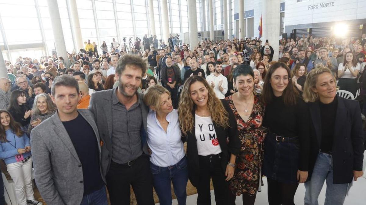 Acto de Yolanda Díaz en València