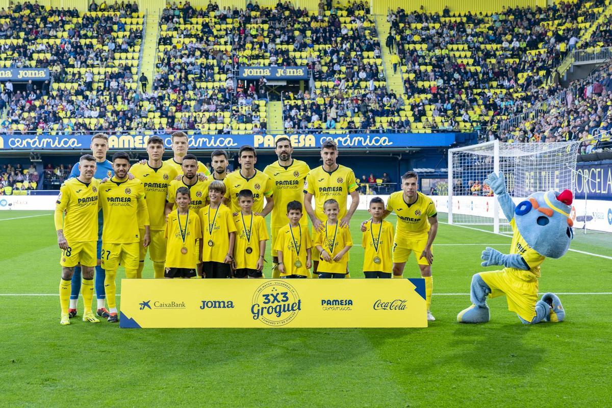 El Villarreal, con los finalistas del Torneo 3x3.