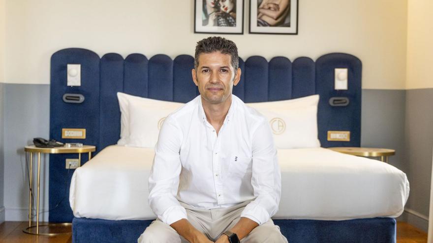 Federico Fuster, durante la entrevista que se realizó en el hotel Hilton Casa Alberola de Alicante.