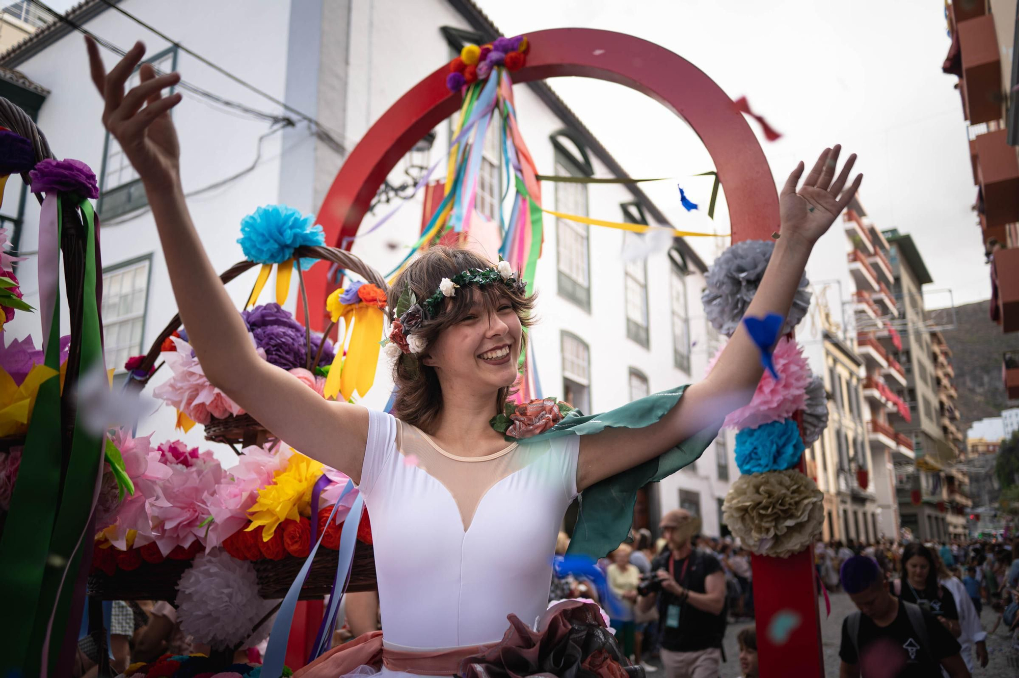 Batalla de flores de la Bajada de La Palma