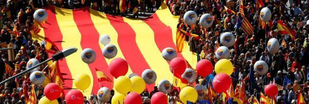 Marcha en Barcelona para pedir un Govern con 'seny'
