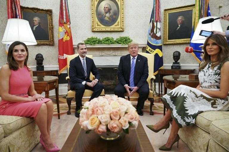 Los Reyes se reúnen con Trump en la Casa Blanca