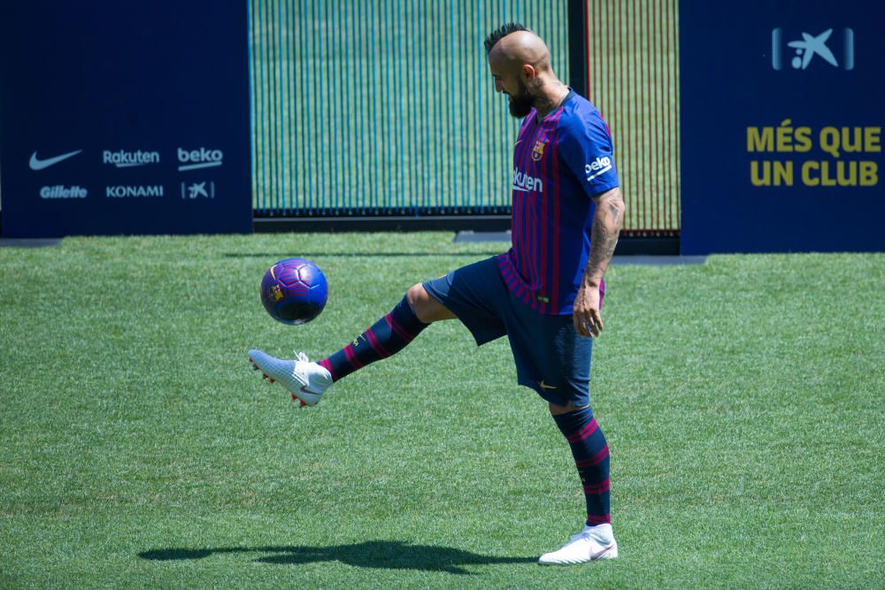 Presentació d'Arturo Vidal