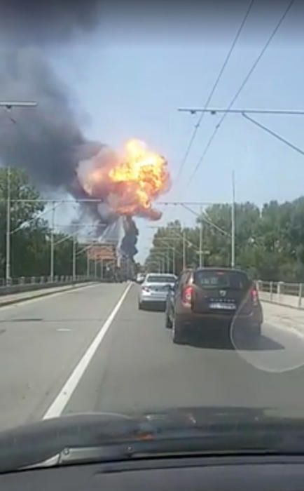 Explosió d'un camió cisterna a Itàlia