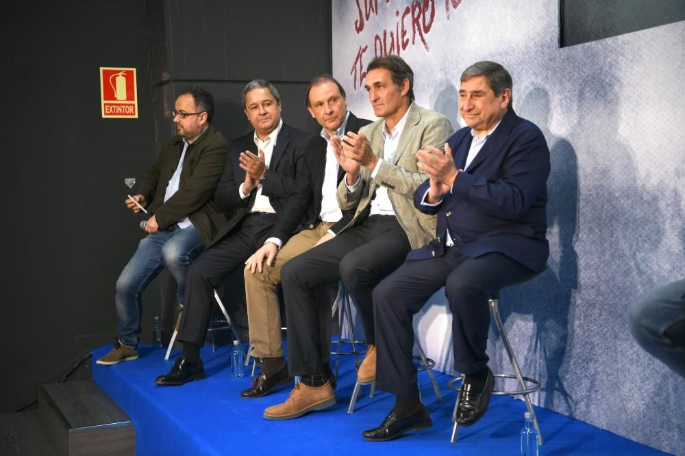 El presidente del Deportivo, Tino Fernández, y el expresidente Augusto César Lendoiro, entre los invitados al preestreno del reportaje 'Informe Robinson: Superdépor, te quiero igual'.