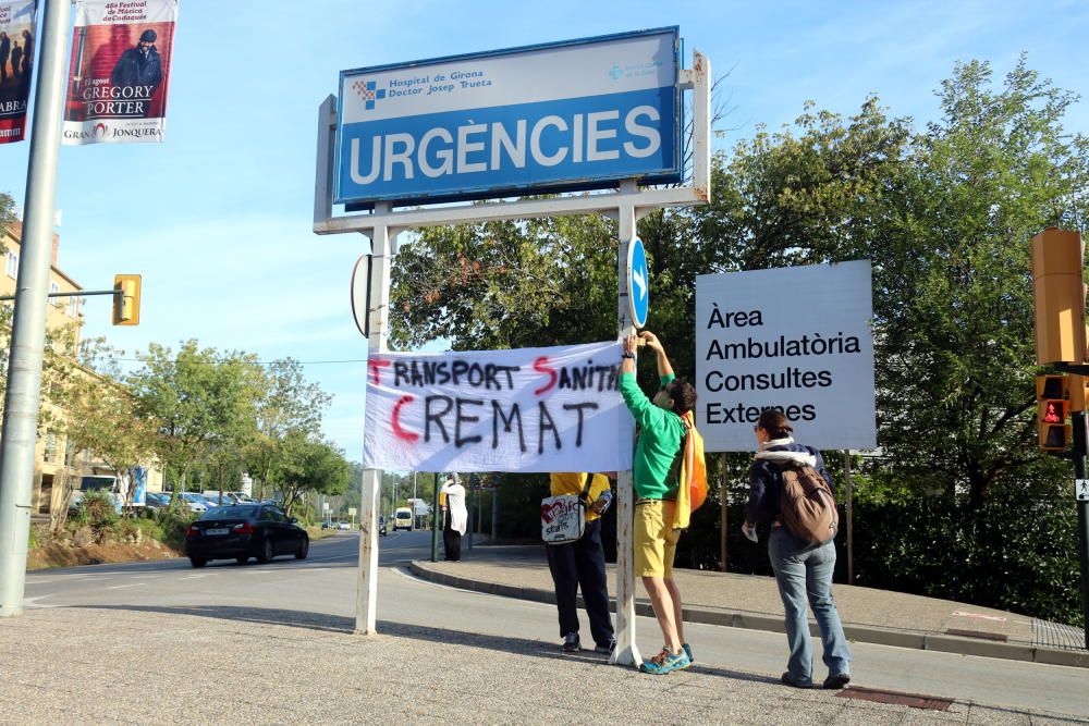 Comença la vaga d'ambulàncies de les comarques gironines