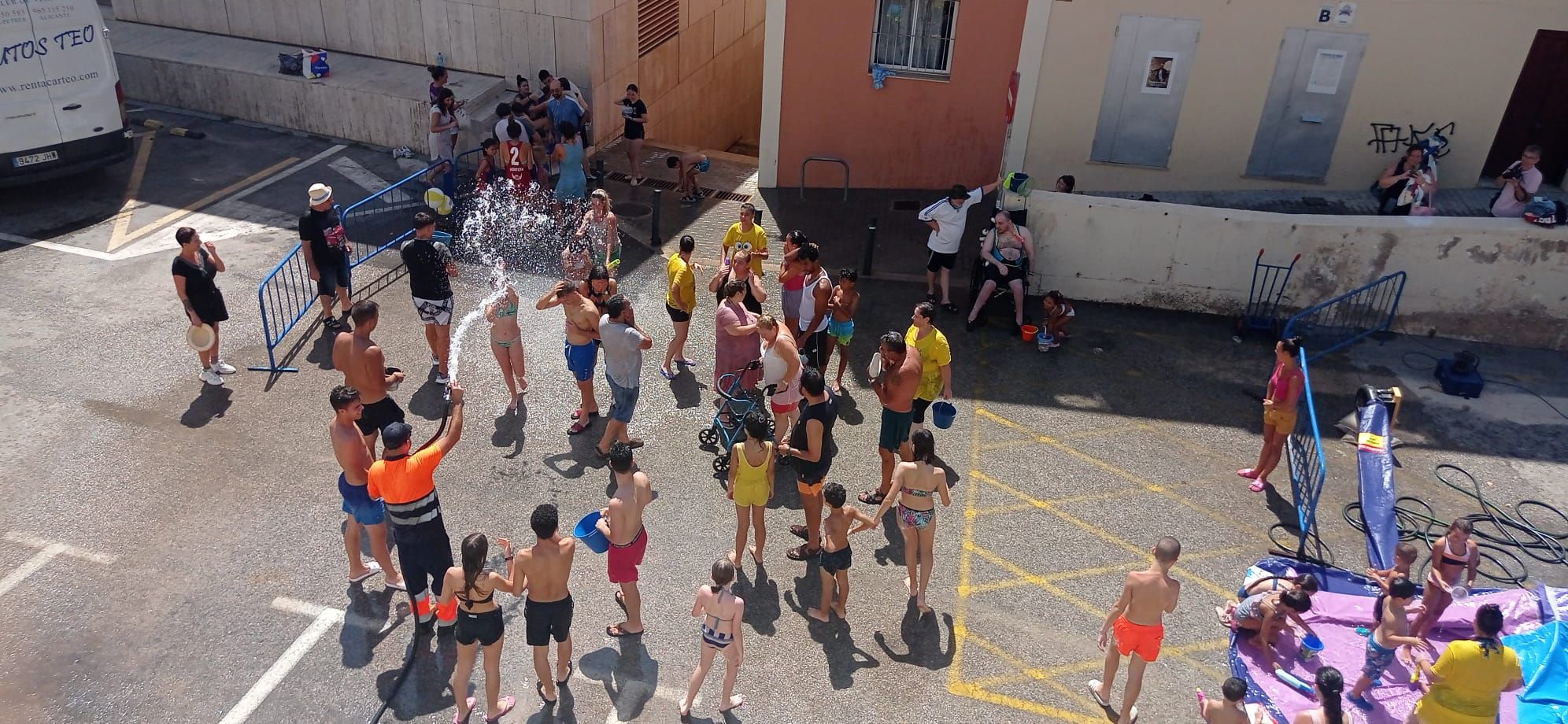 Banyà en la plaza del Puente