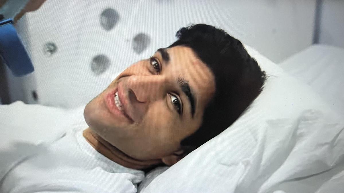 Jorge Martín, durante su recuperación.