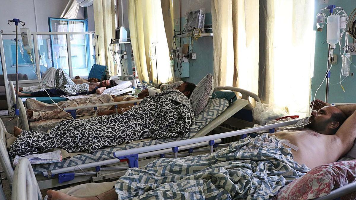 Quatre ferits en l’atemptat descansen a l’hospital Wazir Akbar Khan de Kabul | EFE