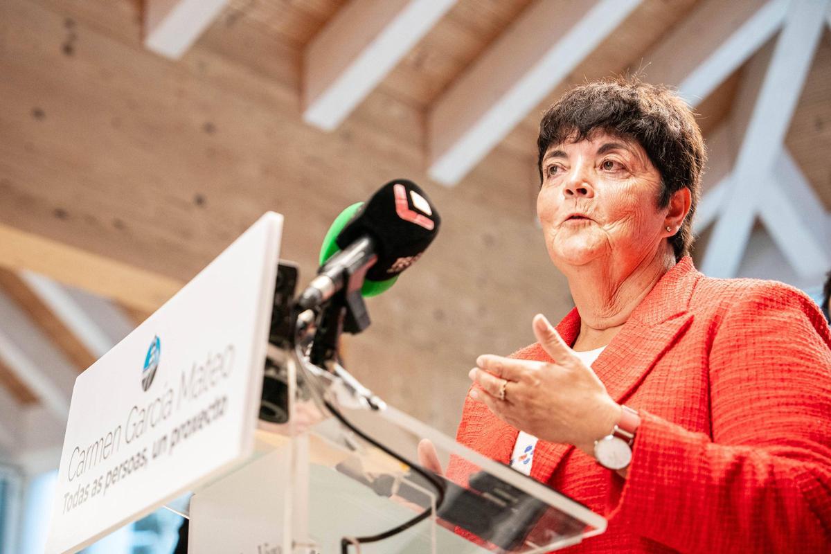 García Mateo, onte, en Redeiras.