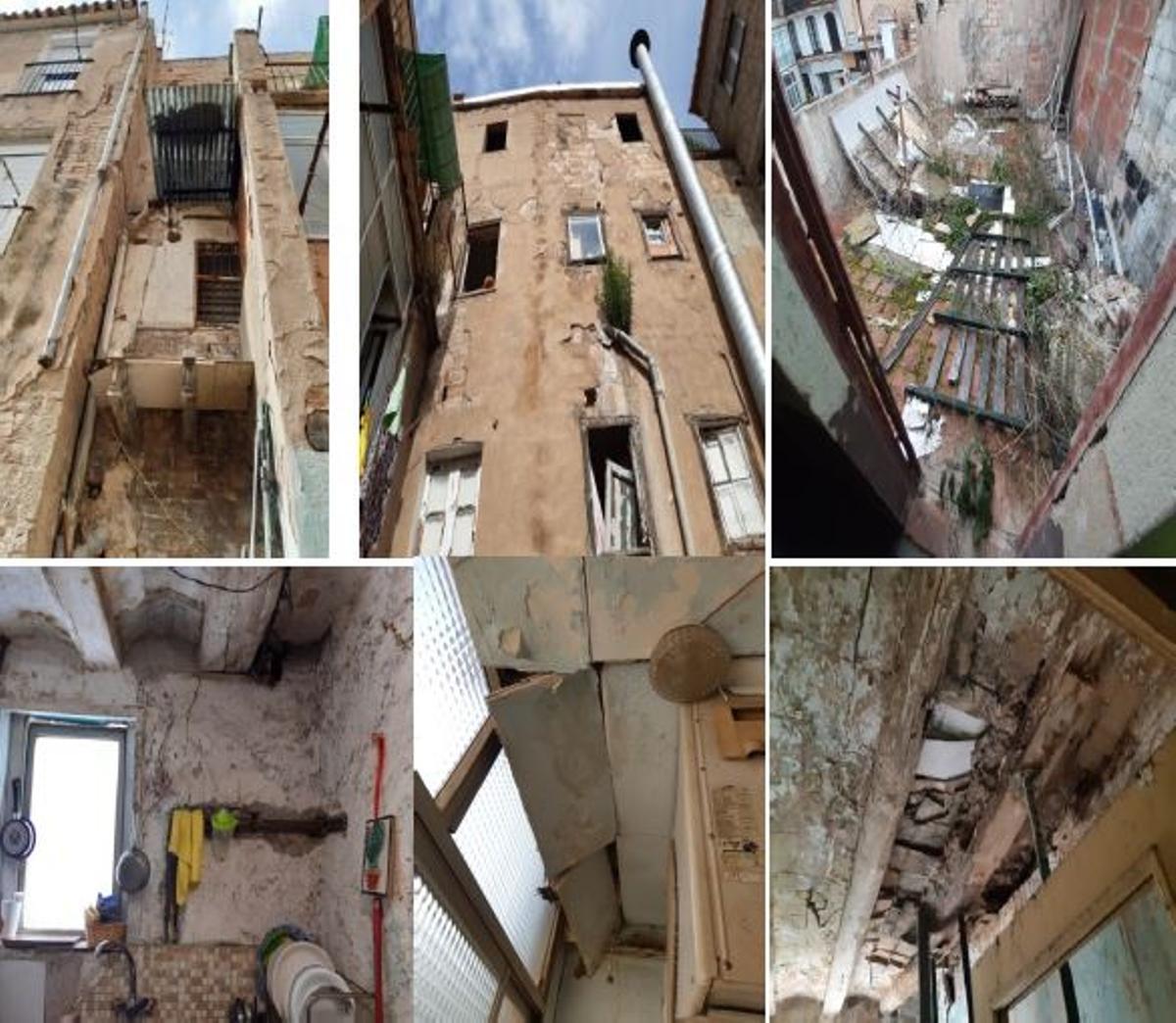 Imatges de l'edifici del carrer Sant Tomàs número 4