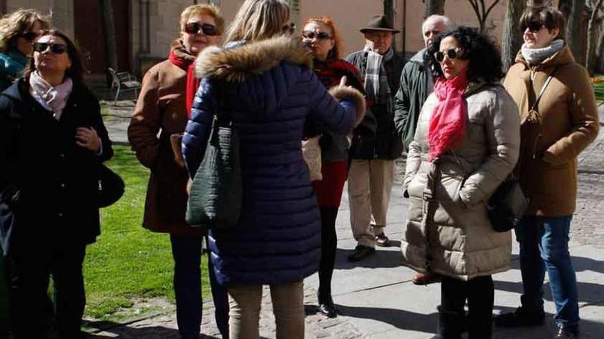 Turoperadores internacionales, en Zamora, el pasado abril.