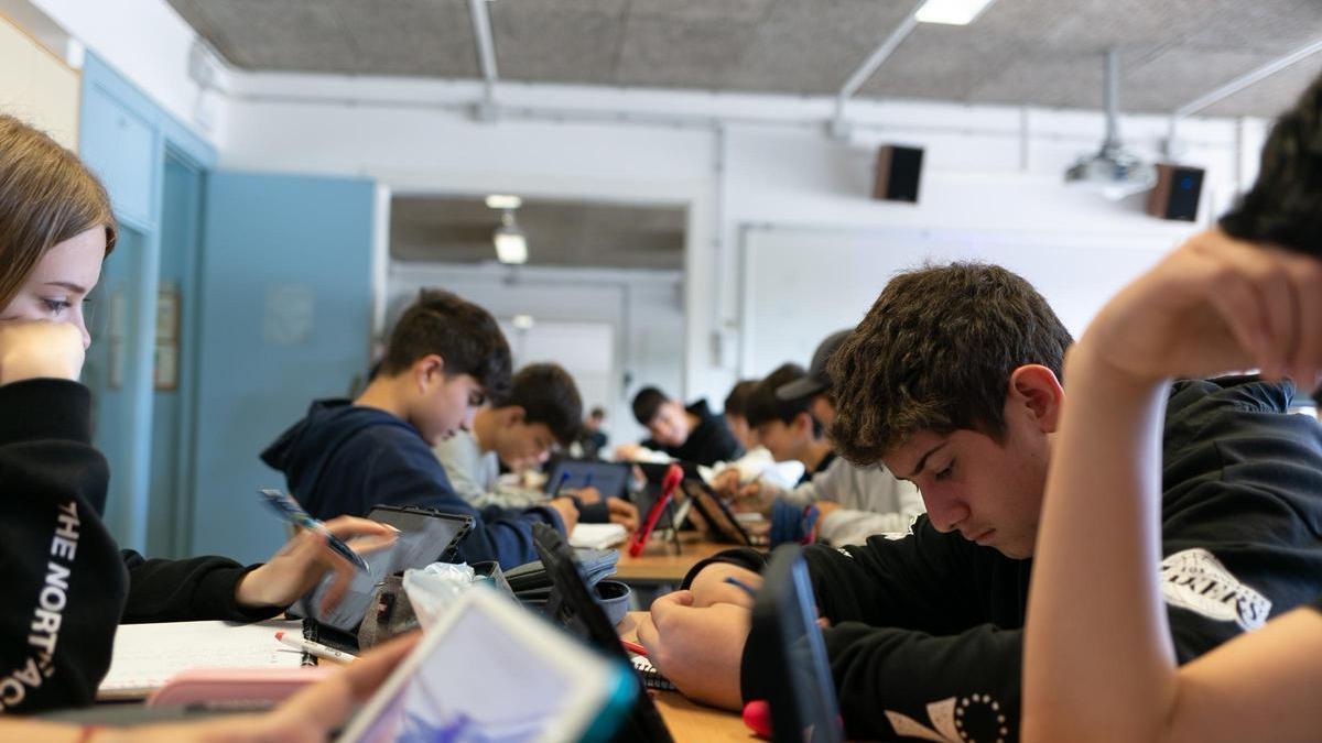 Alumnos de un instituto
