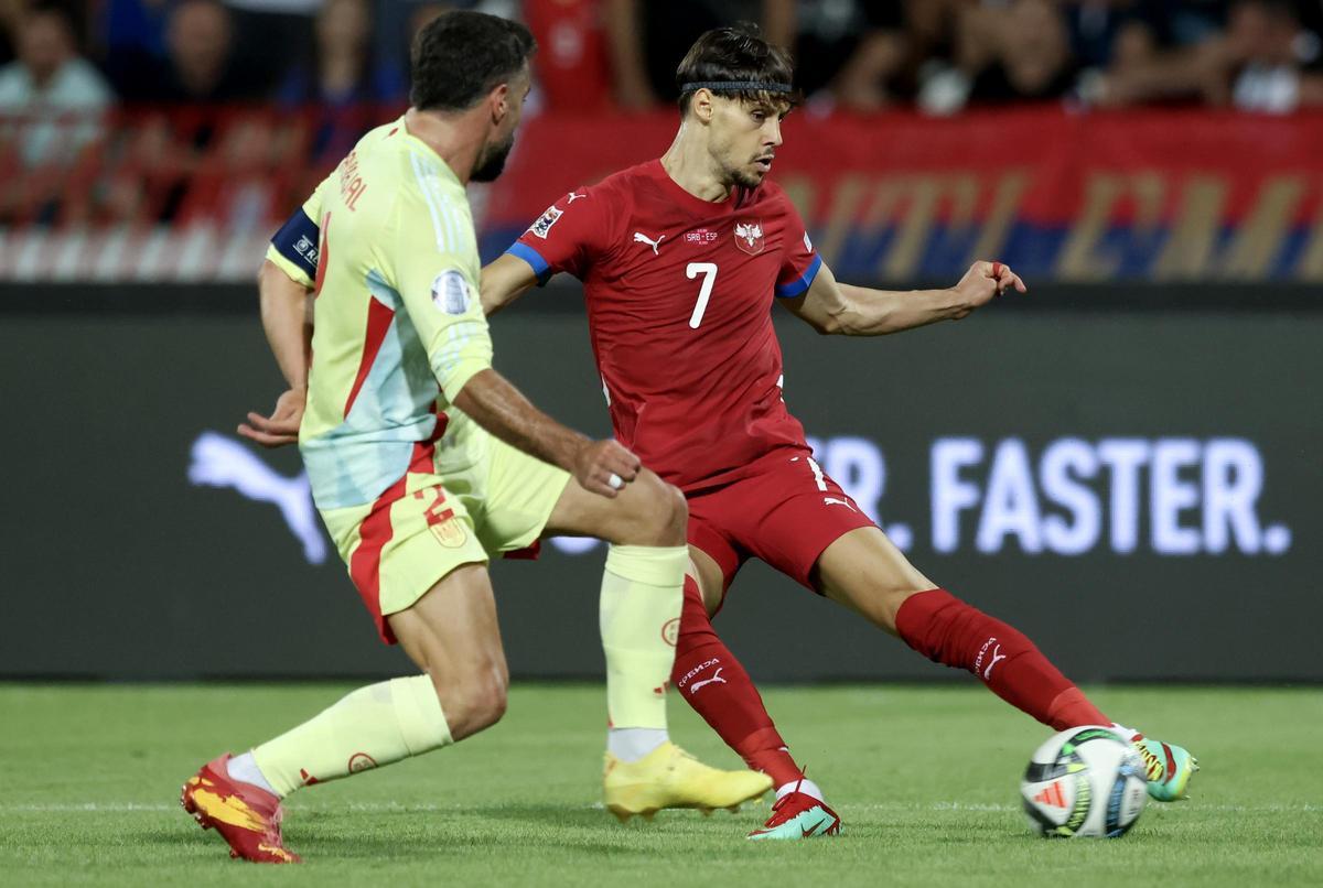 Nations League: Serbia - España, en imágenes.