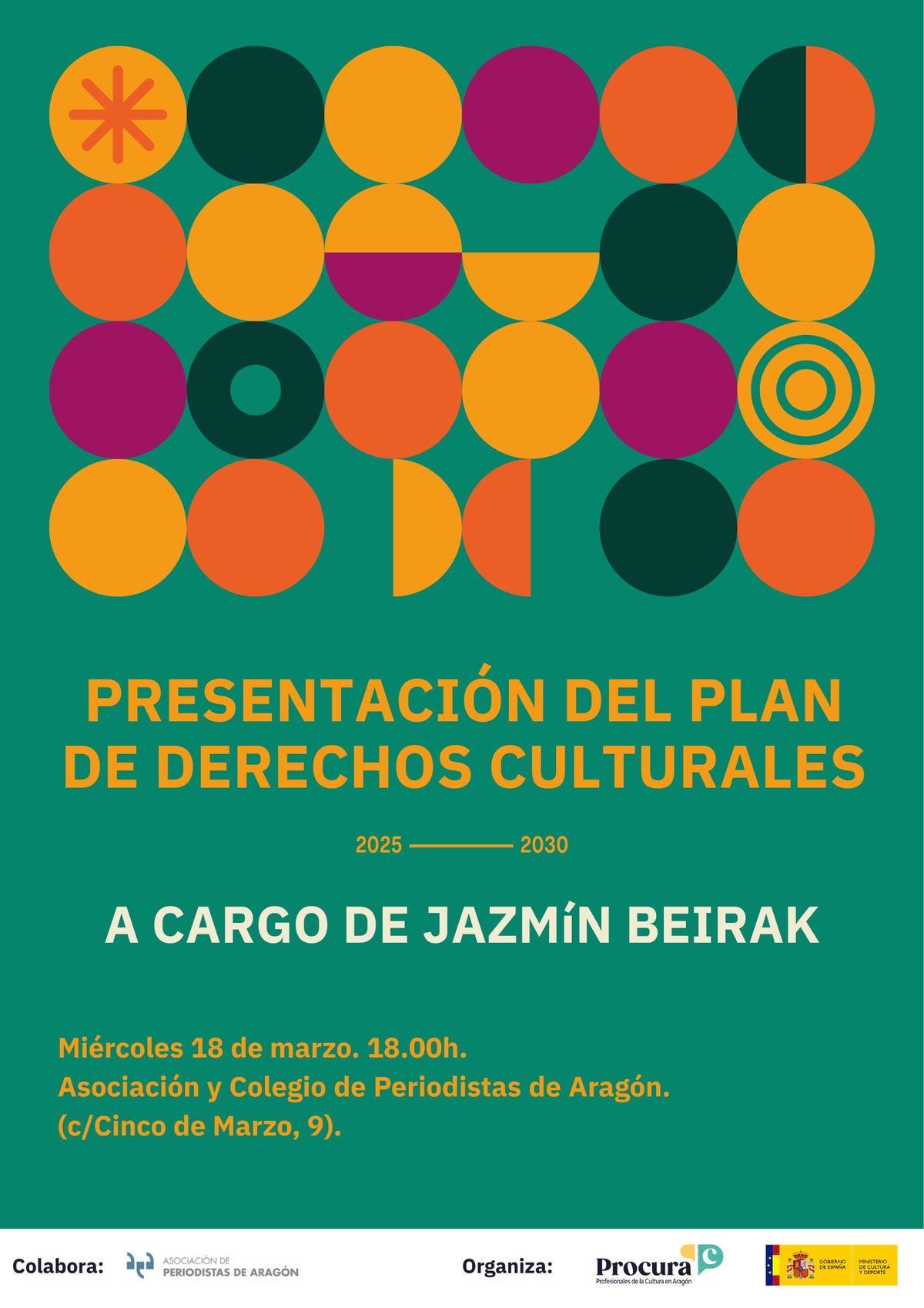 El cartel anunciador del evento cultural.