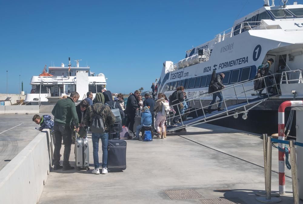 Temporal de viento en Ibiza y Formentera