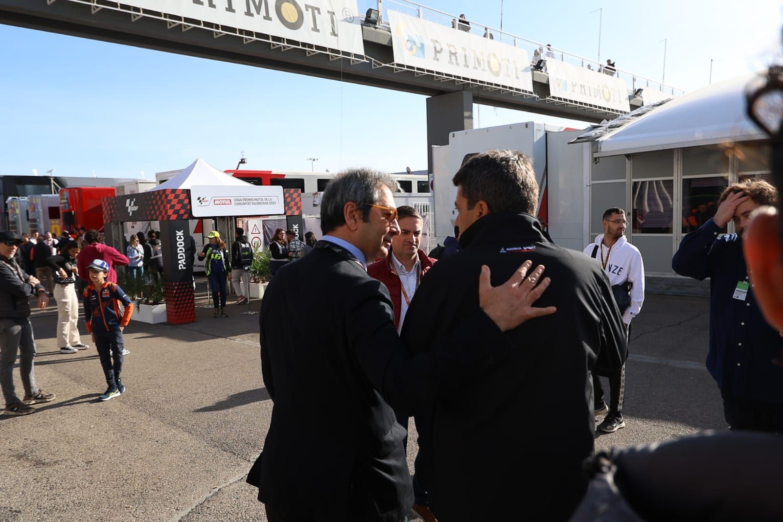 Mazón y Barrera, en el GP de Cheste