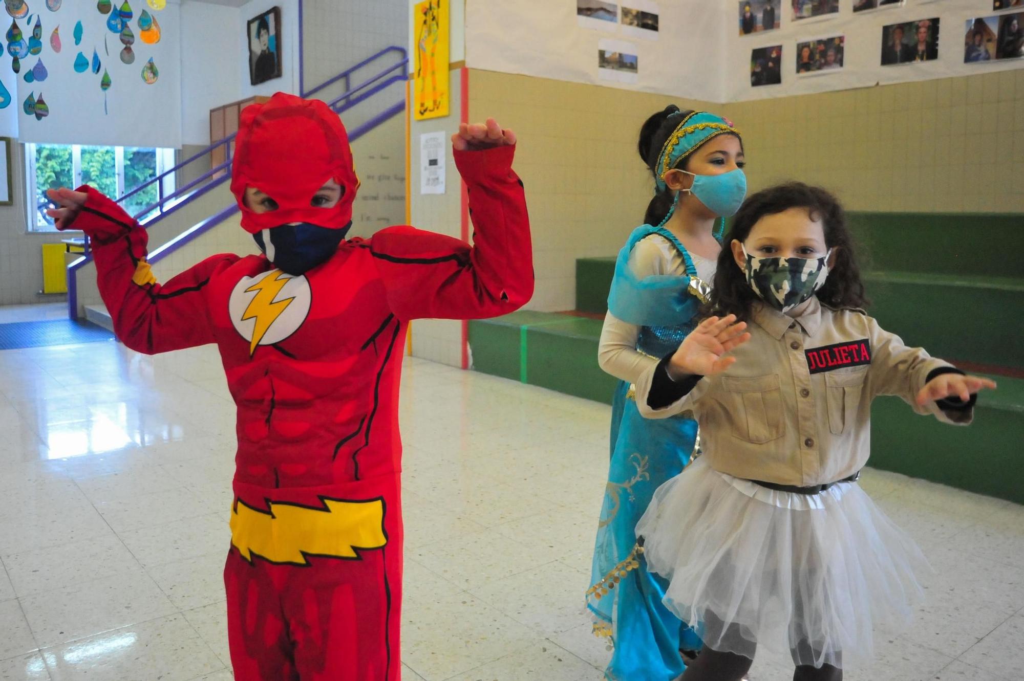 Carnaval infantil en los colegios de Vilagarcía