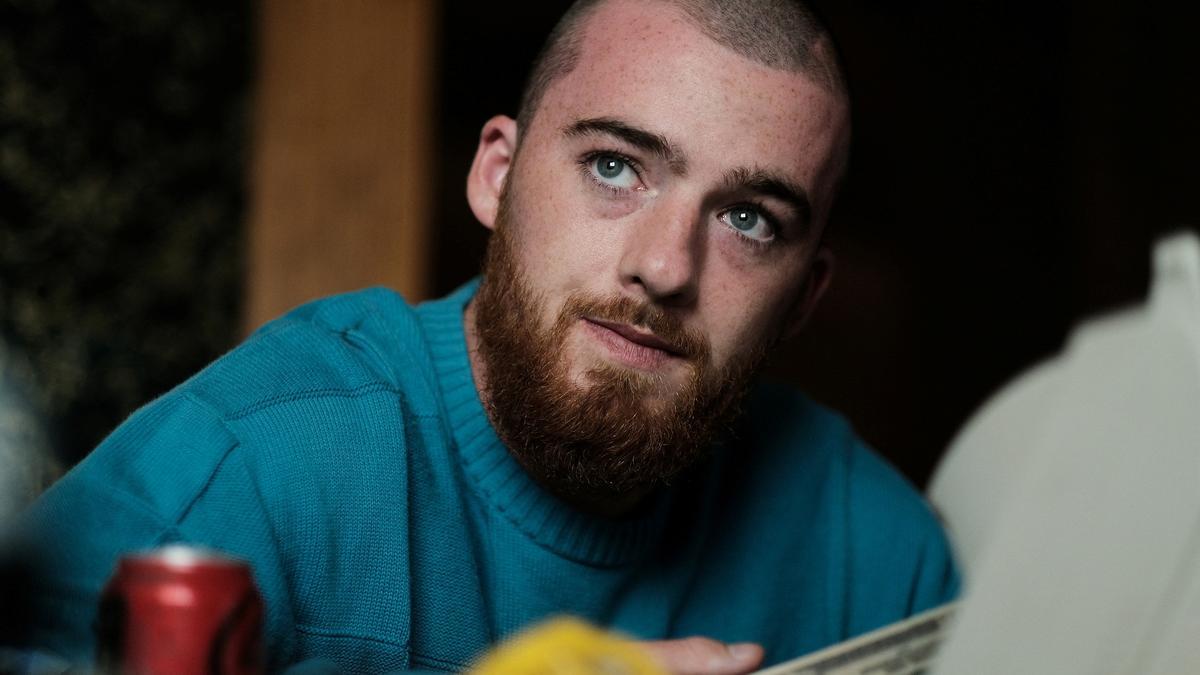 El actor Angus Cloud, durante un momento del rodaje de 'Euphoria'.
