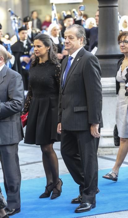 La alfombra azul de los premios "Princesa de Asturias" 2016"