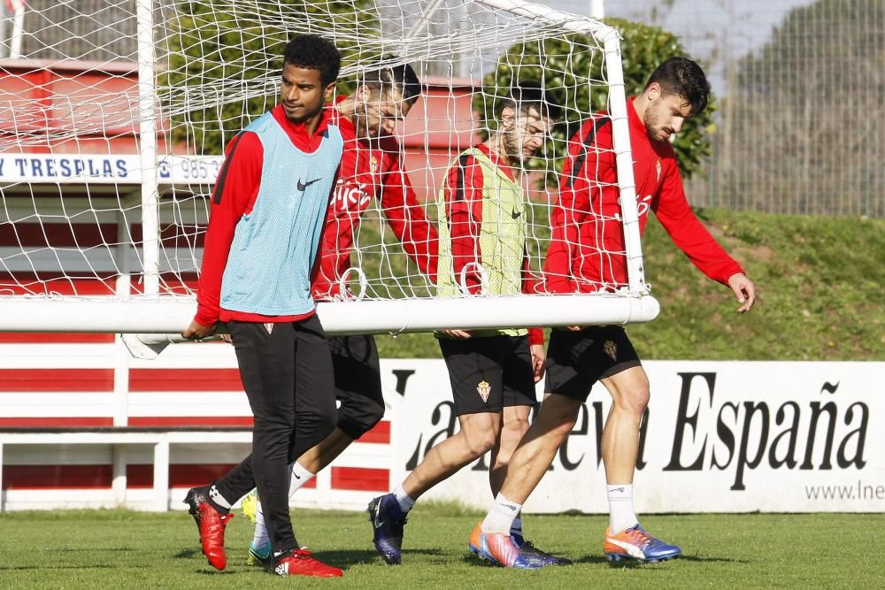 Entrenamiento del Sporting