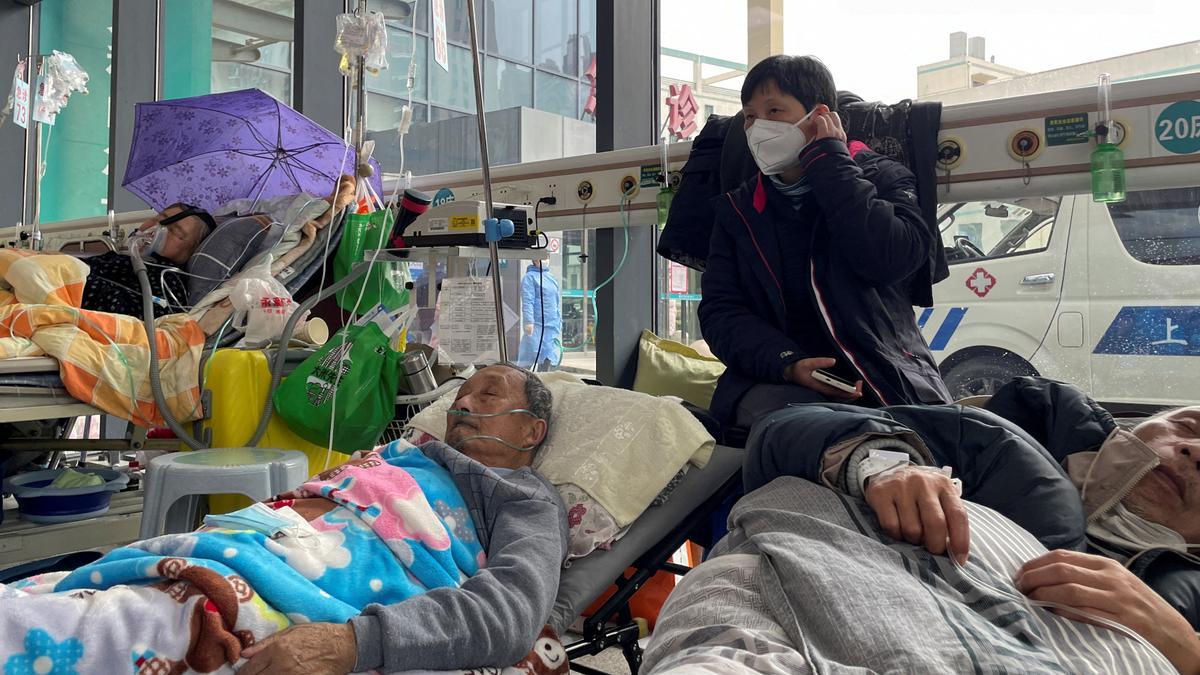 View of a hospital as COVID-19 outbreak continues in Shanghai