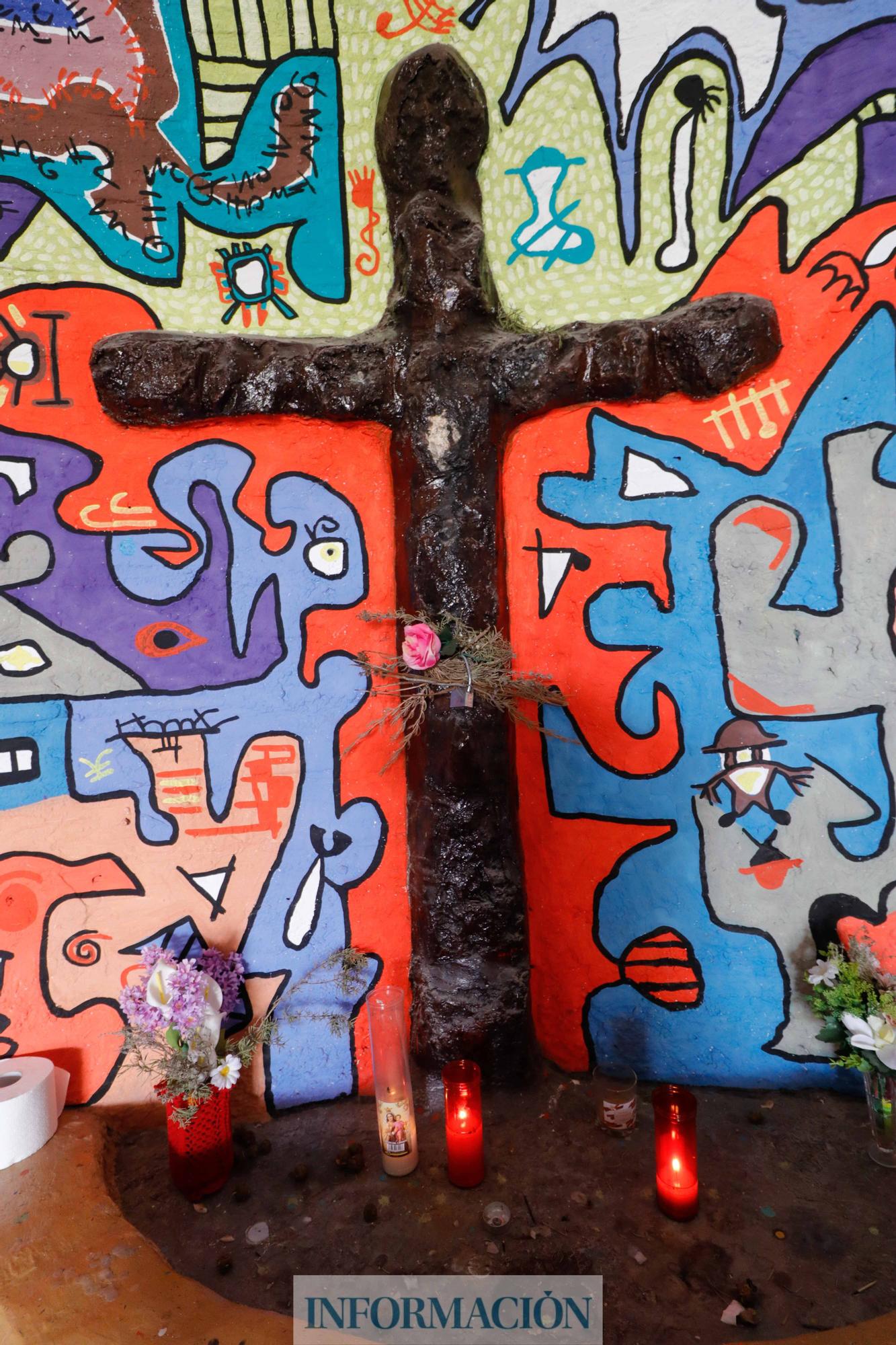 Jesús Cees vuelve a la ermita de Sant Cristòfol de Alcoy para terminar su obra