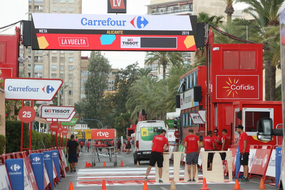 Preparativos para la Vuelta en Alicante