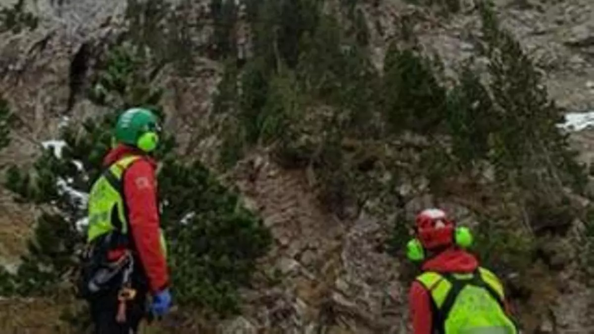 Muere un excursionista tras resbalar por la pendiente helada del Pedraforca