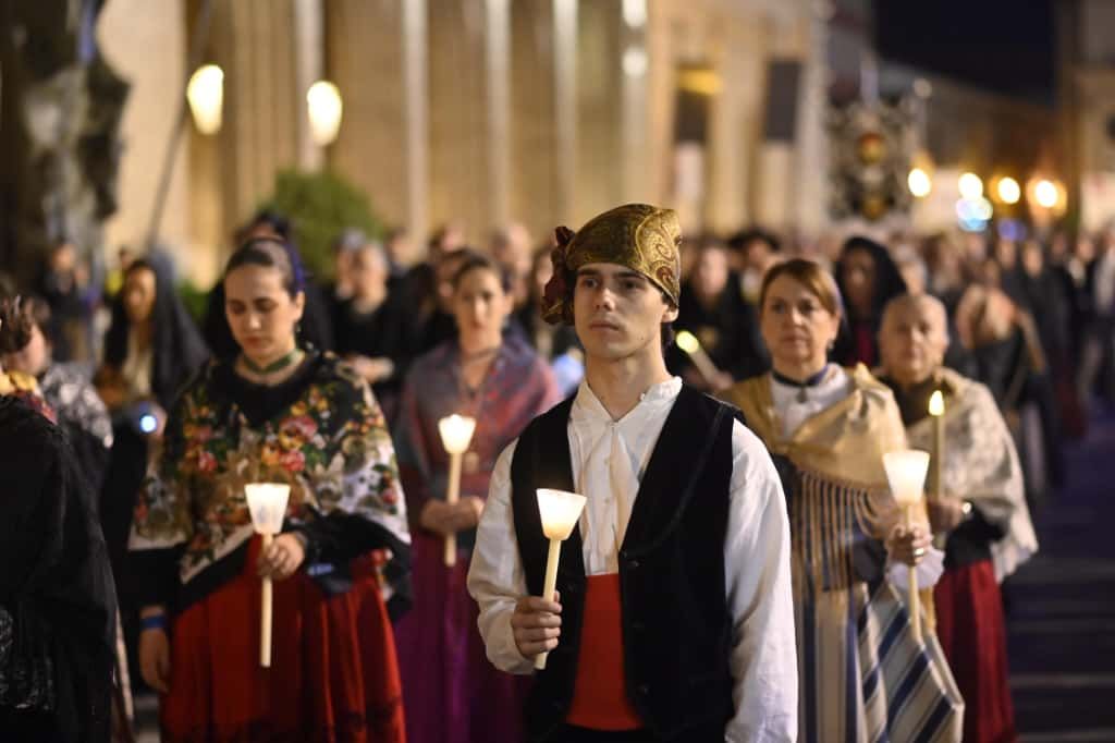 El Rosario de Cristal, uno de los momentos más emocionantes de las Fiestas del Pilar