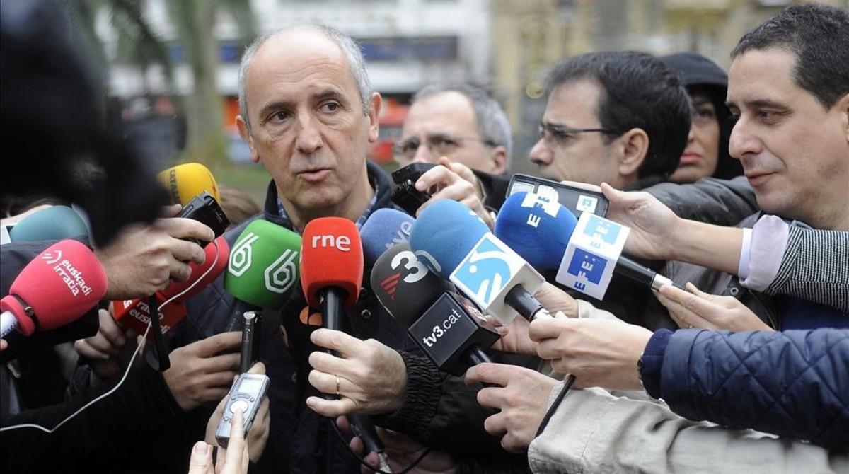 El portavoz del Ejecutivo vasco, Josu Erkoreka.