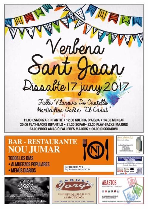 Verbenas de San Juan para el día 17