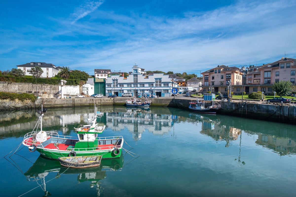 Puerto de Navia, en Asturias.