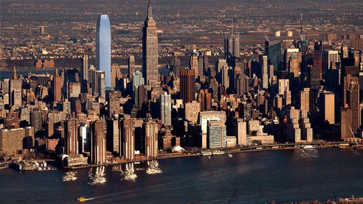 Vista aérea del 'skyline' de Nueva York.