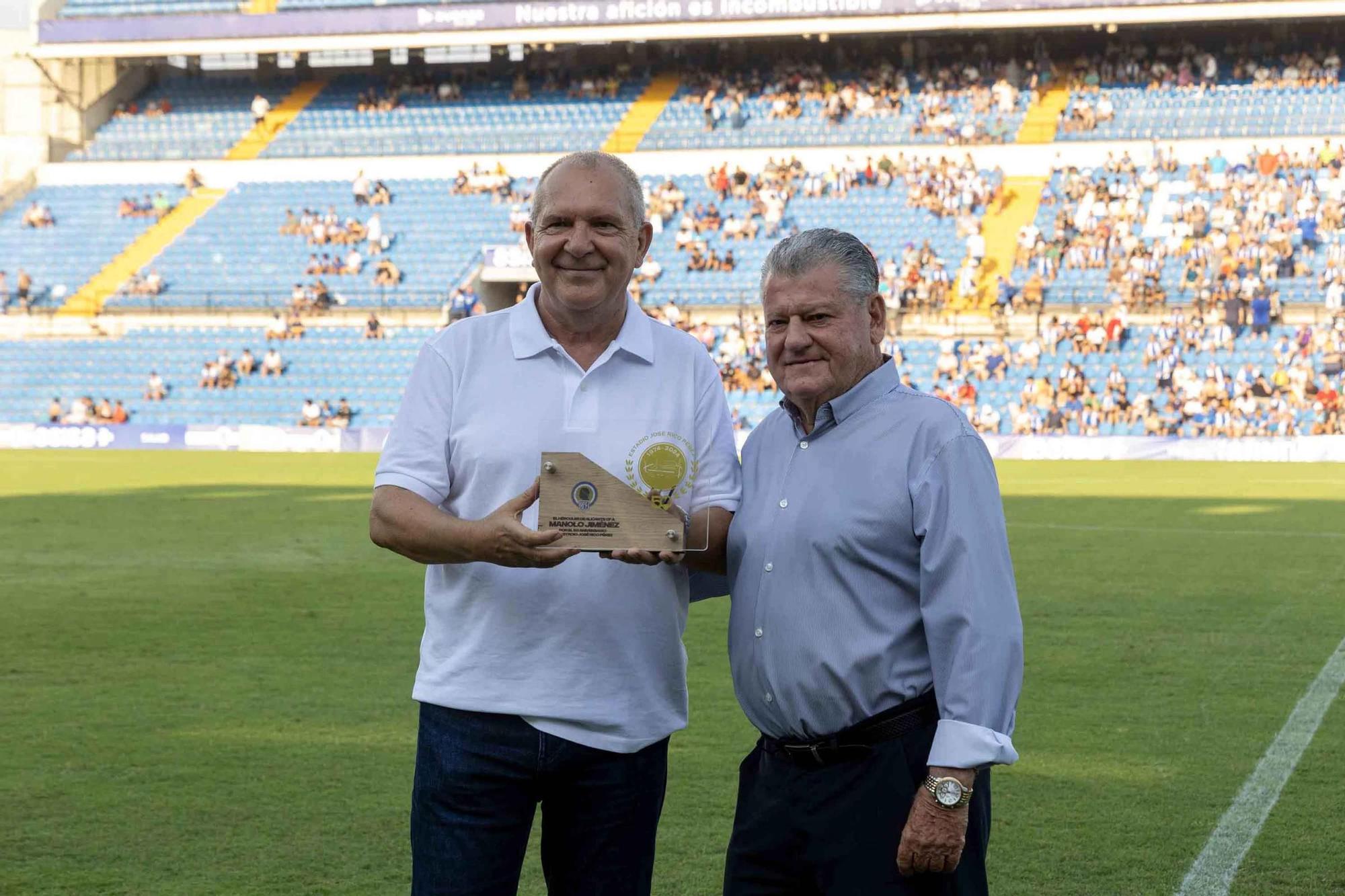 El Hércules celebra el 50 aniversario del Rico Pérez ganando el Trofeo Ciudad de Alicante ante el Alavés