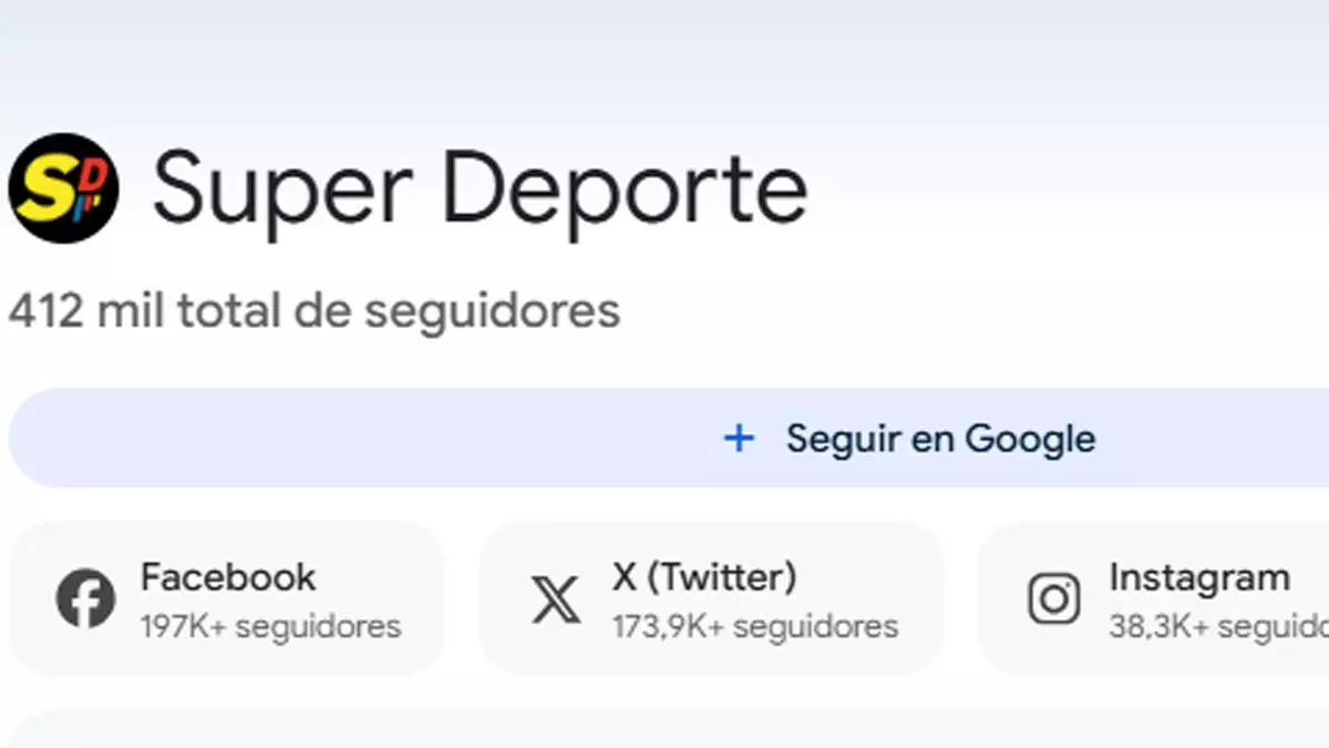 Ya puedes seguir a SUPERDEPORTE en Google Discover: cómo personalizar tu feed de noticias