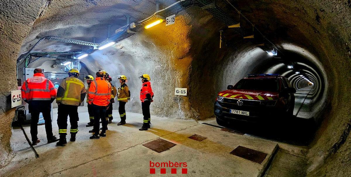 Una de les visites al Túnel del Cadí